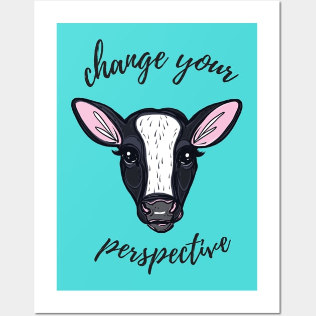 Change Your Perspective White Blaze Wall Art by IllustratedActivist